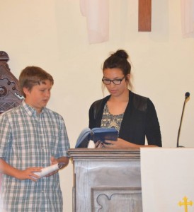 Youth Sunday- Reading of the Word First Presbyterian Church Huntsville Arkansas